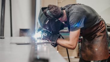 how to weld a muffler with a torch