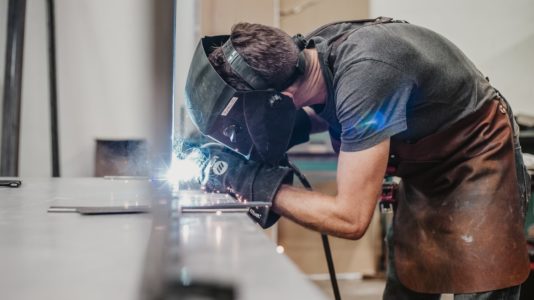 how to weld a muffler with a torch